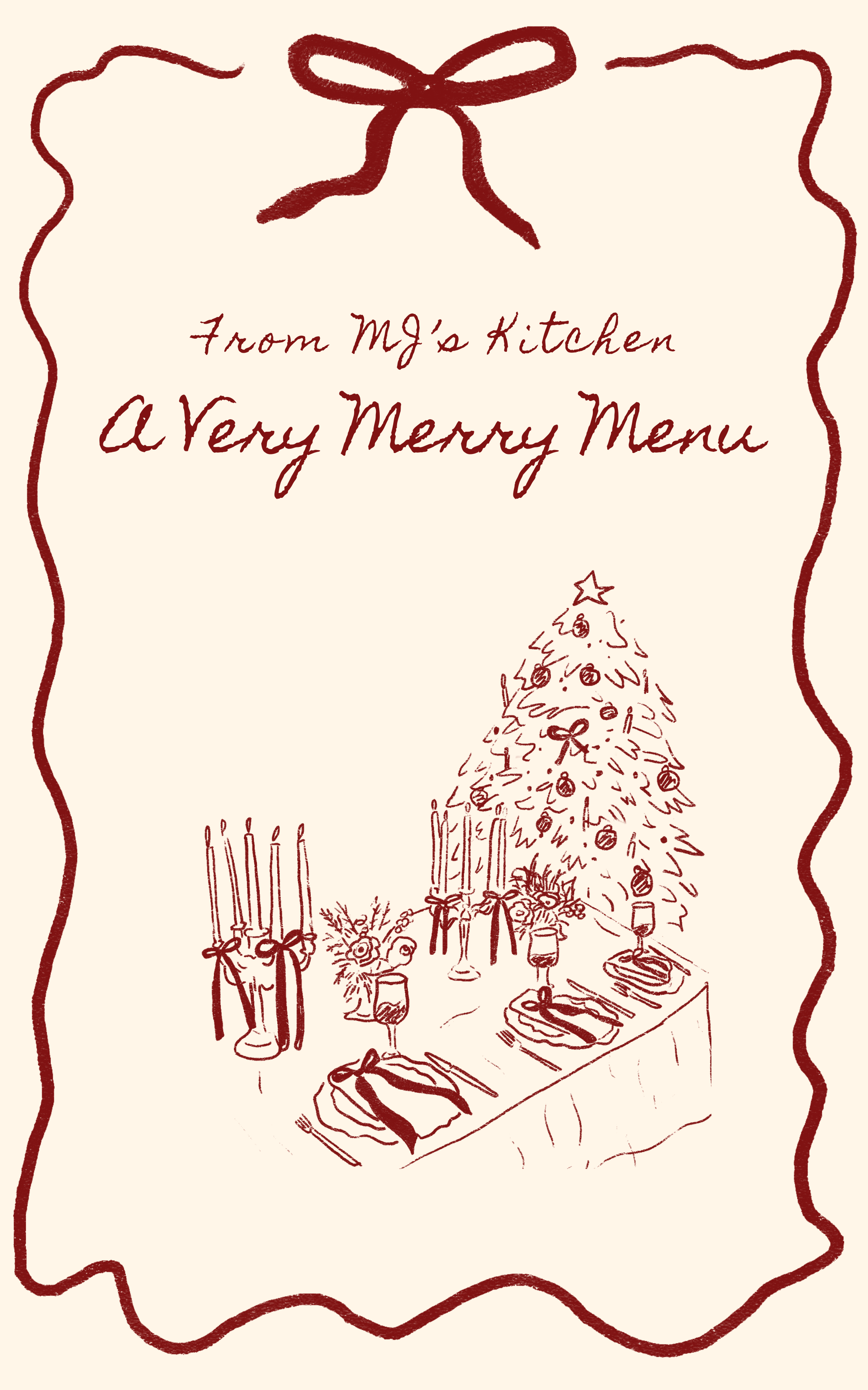 A Very Merry Menu e-book